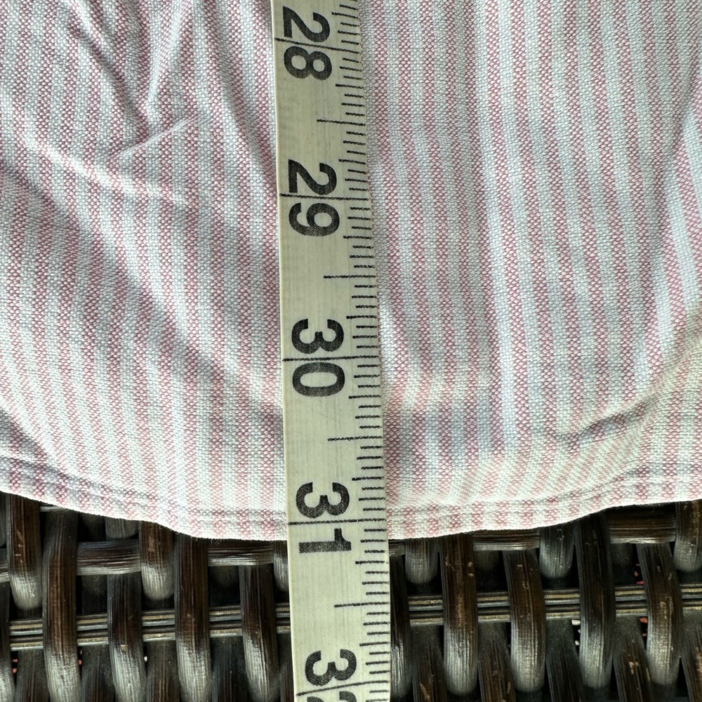 POLO Ralph Lauren Men’s Pink & White Cotton University Stripe BD Shirt - 15/34 - Picture 12 of 12